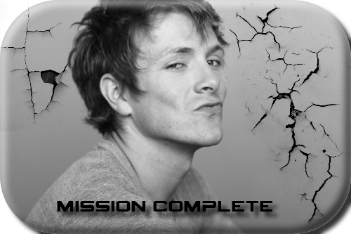 Mission complete - nápis